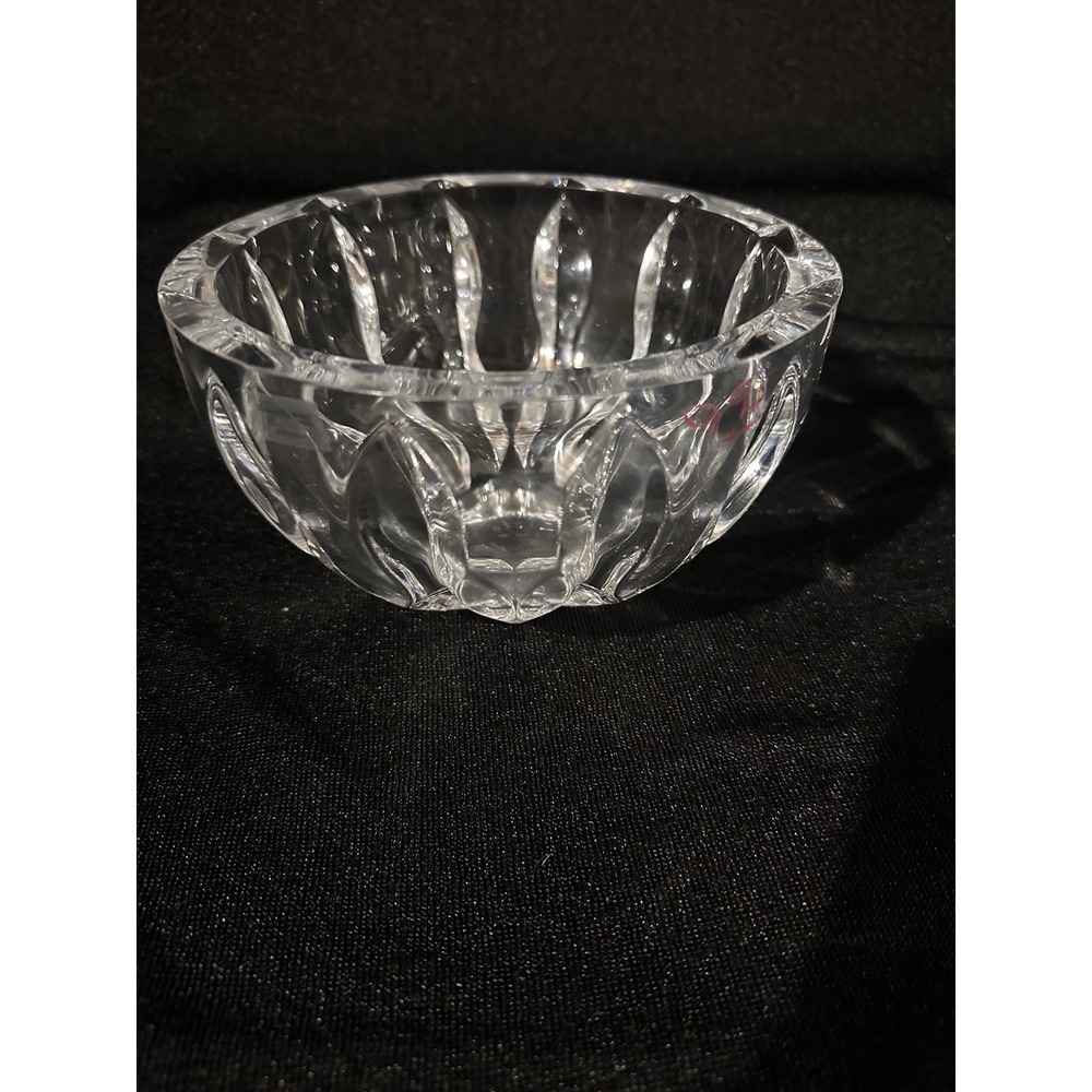 Reed & Barton‎ Equinox 4x7"Crystal Bowl Sticker Mark On Bottom Slovenia - Picture 15 of 15